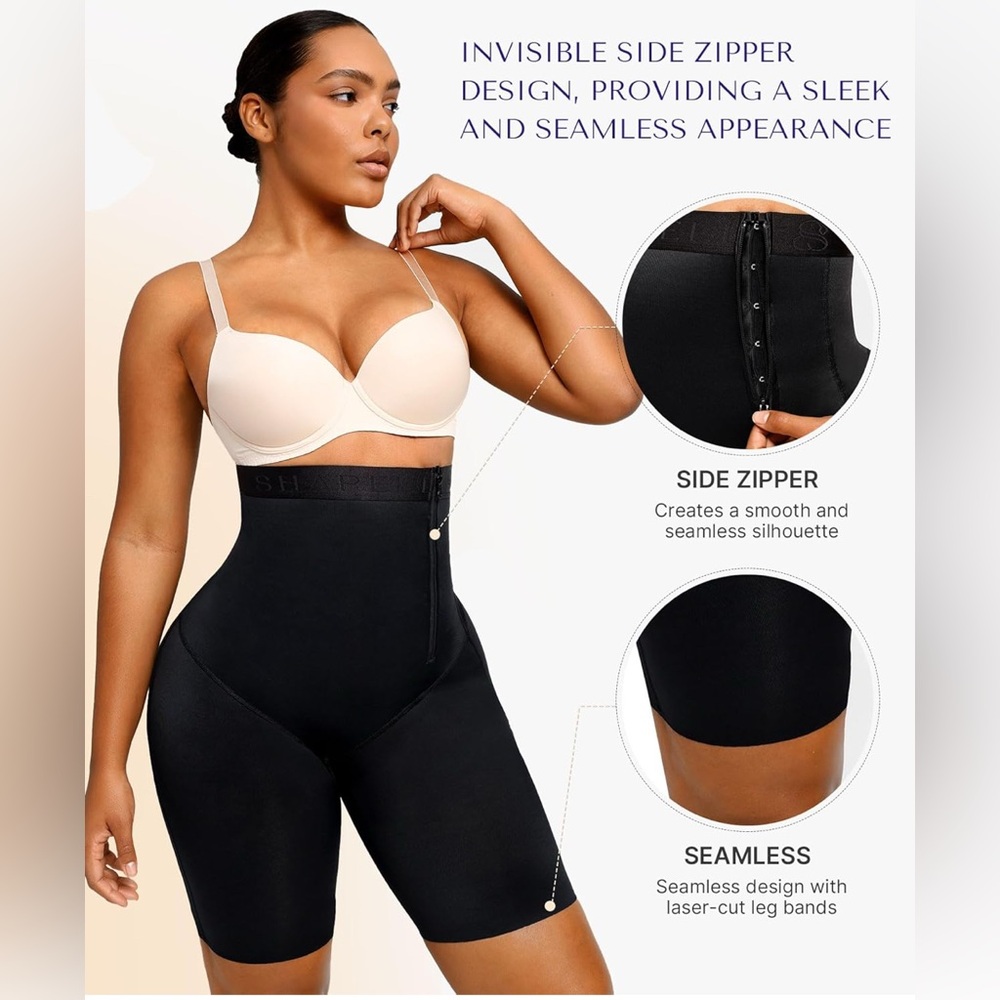 SHAPELLX High Waisted Shapewear Short & Panty without strap